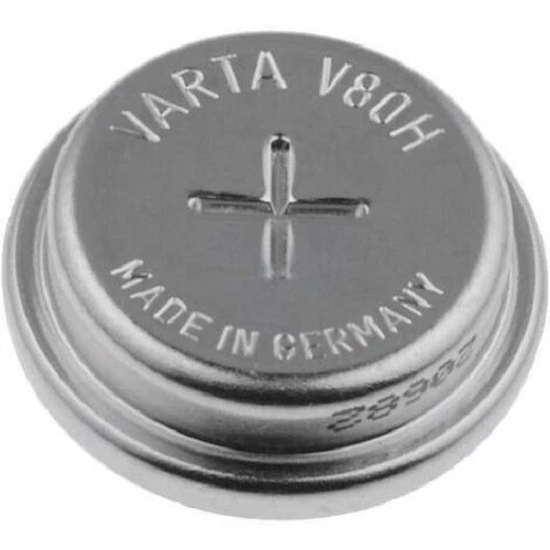 V80H Varta Batteria ricaricabile Ni-MH a pastiglia 1,2V 80mAh Ø15,4x5,8mm