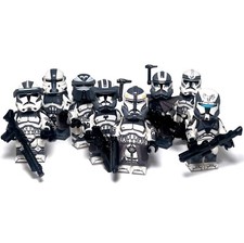 Wolf Pack Custom Minifigures Star Wars 104th Battalion Commander Wolffe Clones