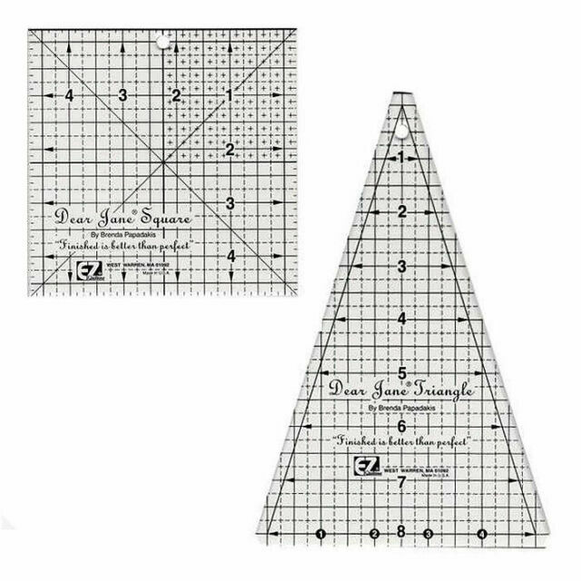 Ez Quilting Dear Jane Acrylic Templates 2pc For Sale Online Ebay