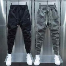 Cargo Pants Men Streetwear Cotton Jogger Hip Hop Fashion Sweatpants Casual Harem