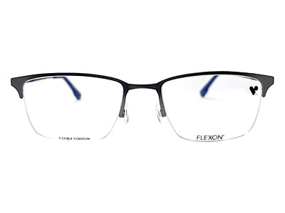 AUTHENTIC & NEW - FLEXON - E1130 044 55/20/145 - MATTE SILVER EYEGLASSES