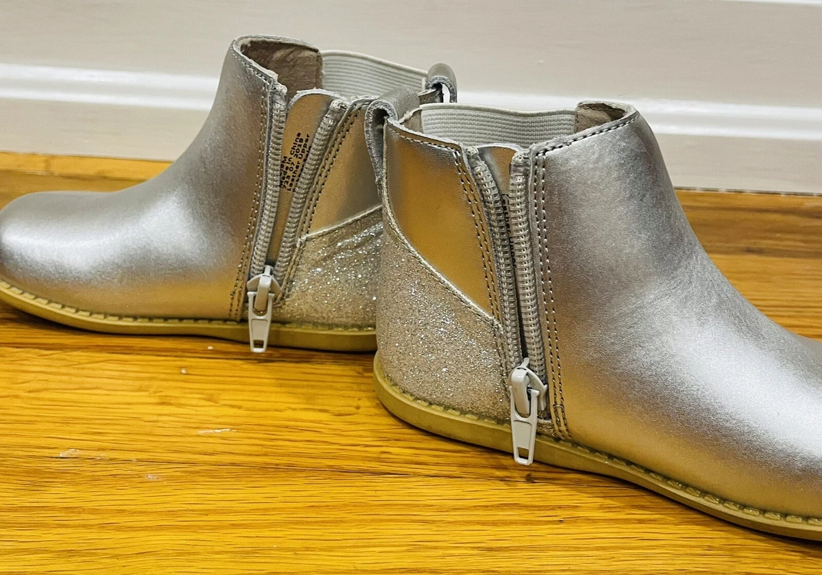 Ebay hotsell silver boots