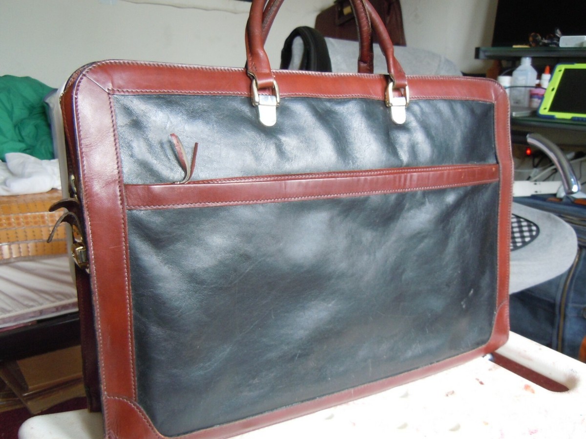 Authentic BOTTEGA VENETA Intrecciato Business Hand Bag Leather 3
