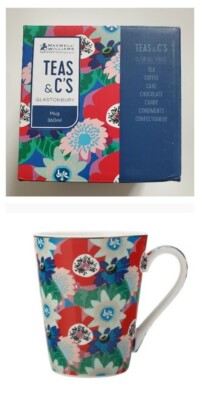 Maxwell & Williams Passion Vine Porcelain Mug (Teas & C's Glastonbury) Gift Box