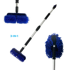 Multifunctional Washbrush Telescopic Set Adjustable Cars Caravan Garden Windows