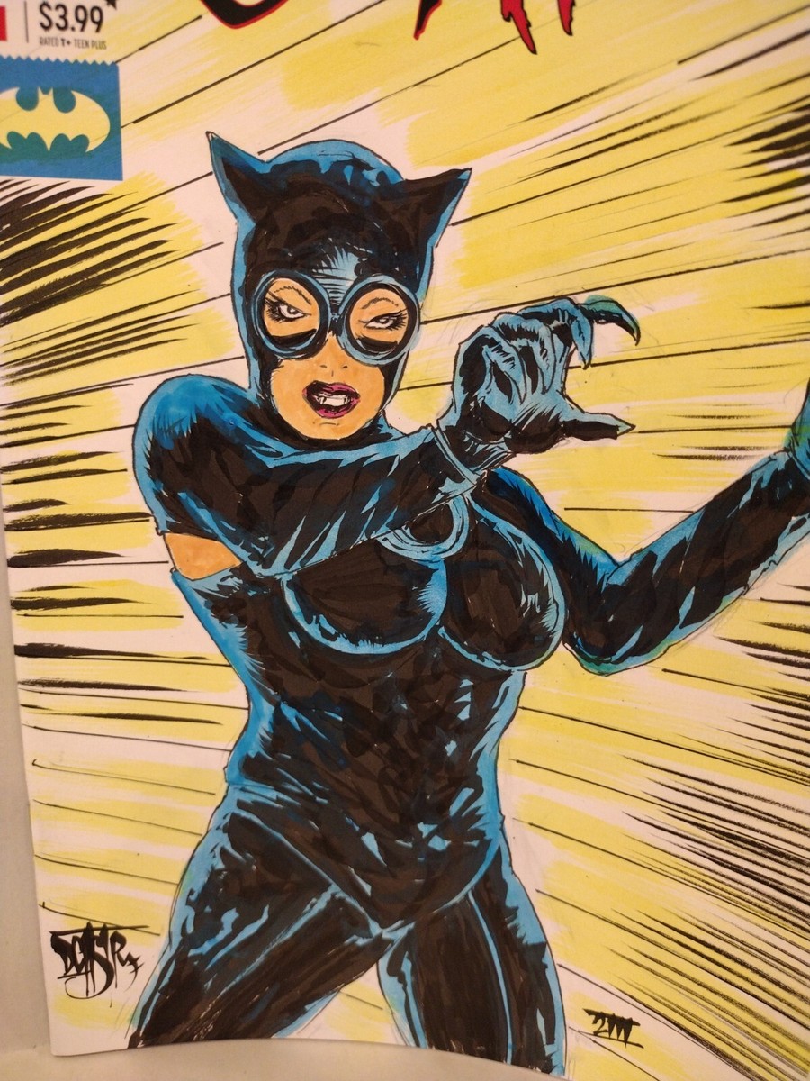 Catwoman #1 (2018) Blank Cover Variant DC Comic w Original DCastr