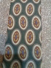 Genuine Burberry Silk Tie Beautiful Fall Autumn Colors Immaculate 3.25"