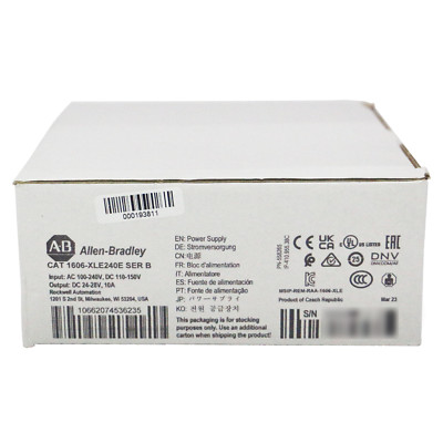 New Sealed Factory 1606-XLE240E Allen-Bradley Power Supply