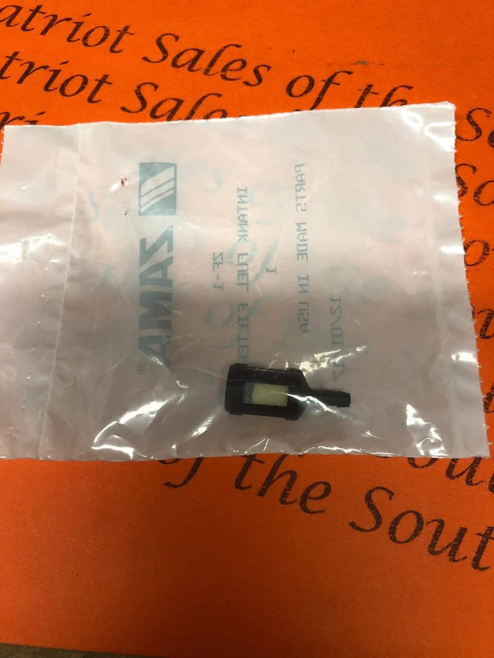 Filtro de combustible tanque Zama ZF-1 motor pequeño 1/8" PARA STIL HOMELITE POULAN Foto 2 de 3