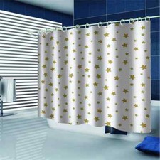 Many Beautiful Stars 3D Shower Curtain Waterproof Fabric Bathroom Decoration