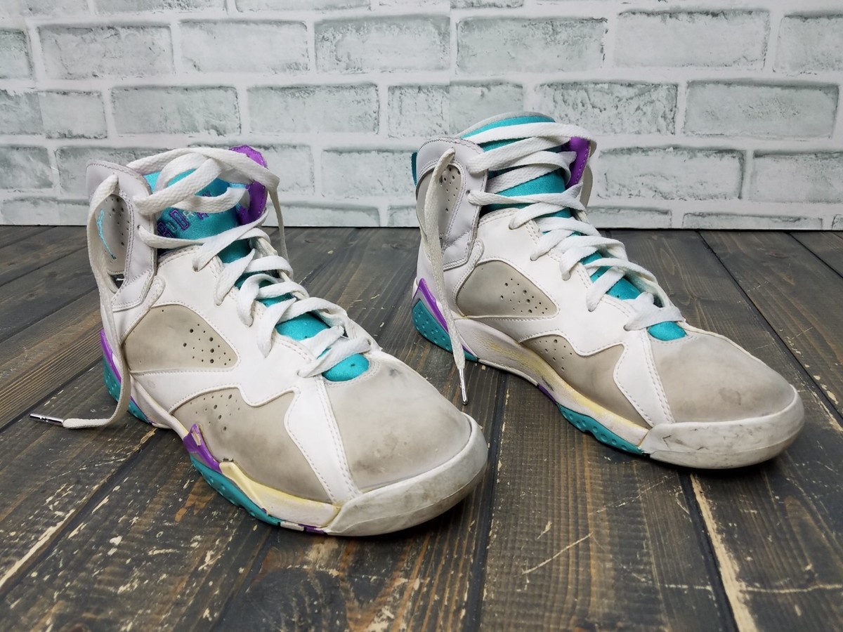 Air Jordan 7 Retro GS 442960-001 Natural Grey/Mineral Blue