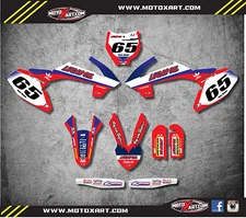 Custom Graphics full Kit ACTIVE Style stickers to fit KTM 65 2016 -2023 decals