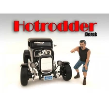 "HOTRODDERS" DEREK FIGURE FOR 1:18 SCALE MODELS BY AMERICAN DIORAMA 24007
