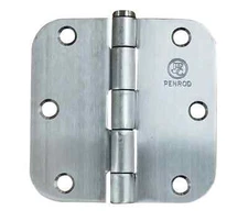 Penrod Residential Door Hinge - 3 1/2" x 3-1/2" 5/8 Inch Radius Corner
