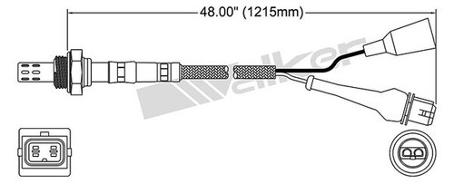 O2 sensor for Alfa Romeo 3.0L 87-92 PreCAT AR06412 Oxygen EGO Lambda 2YrWty - Picture 5 of 7