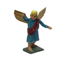 Nativity Figure, Annunciation Angel - 15 cm - Carved Wood (# 13623)