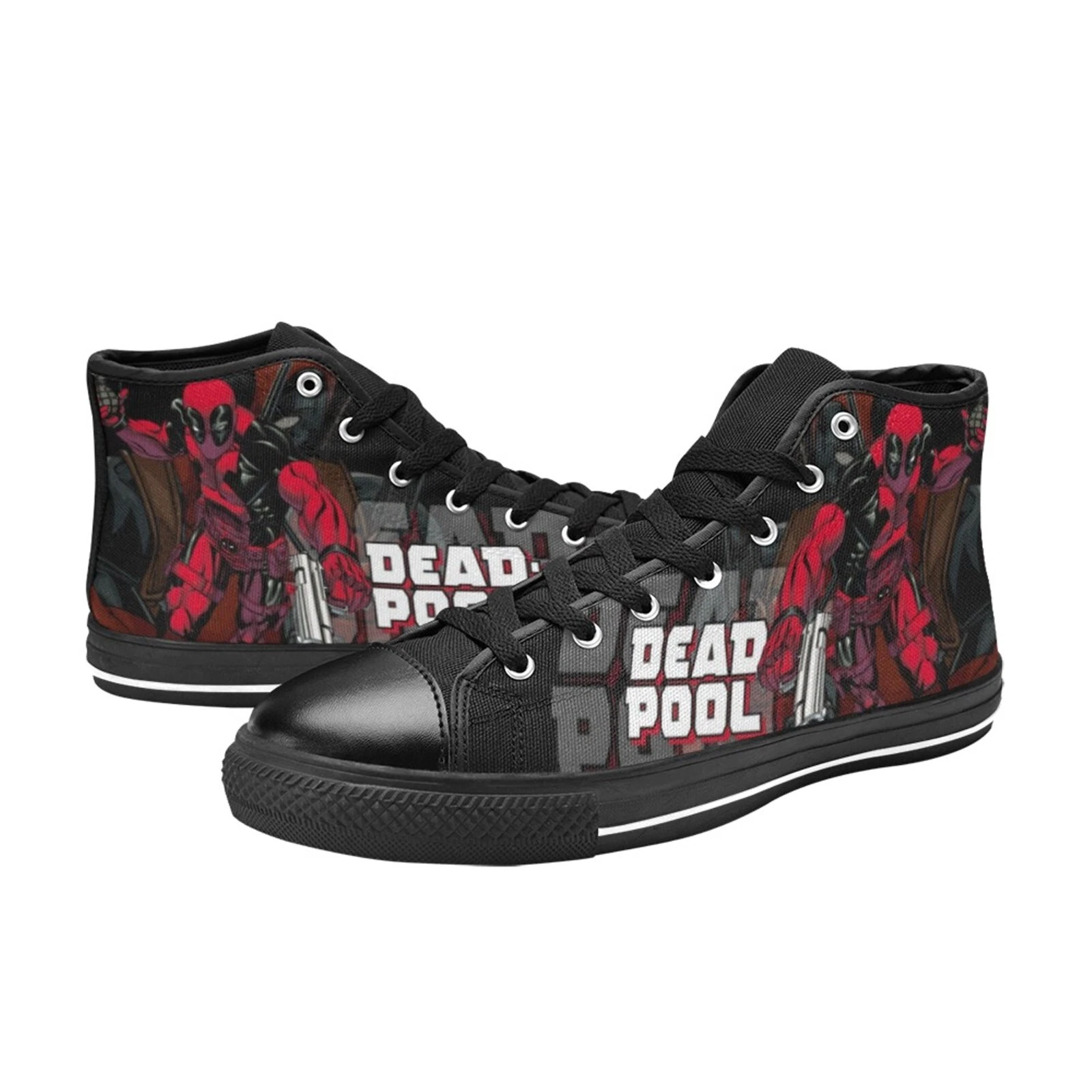Deadpool 4 High Top Sneaker , Shoes Athletic