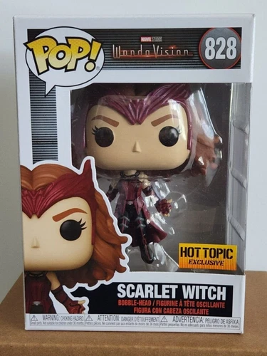 Funko Pop! Scarlet Witch WandaVision Marvel Hot Topic Exclusive #828