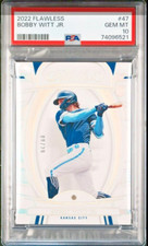 2022 FLAWLESS (DIAMOND) BOBBY WITT JR. #/20 ROOKIE CARD PSA 10 POP 1