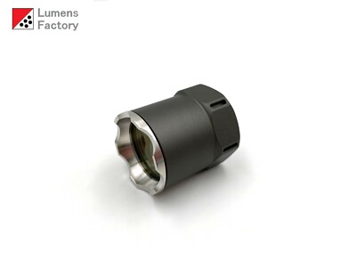 Z44 Style Slotted Bezel for Surefire 6P 9P Z2 Z3 M2 C2 C3 D2 Natural, Steel Cren
