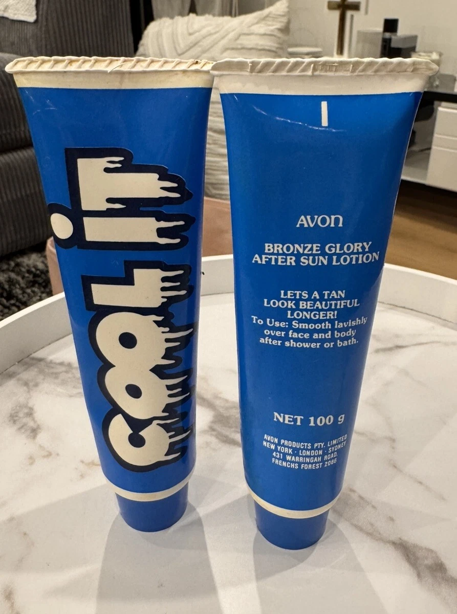 Avon Vintage Cool It, Bronze Glory After Sun Lotion X 2 Tubes, Full