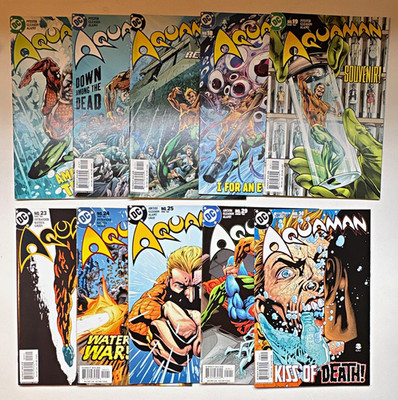 DC Comics Aquaman Comic Lot #15-19, 23-25, 29-30 (2004) Modern Age