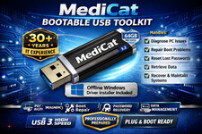 Bootable Computer Recovery USB  System Diagnostics  Repair Utilities