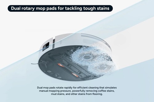 Xiaomi S20+ Robot Vacuum and Mop Cleaner with Charging Dock, White, Robot - Picture 7 of 10
