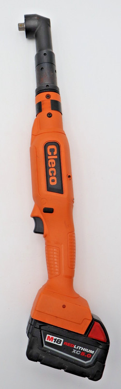 Cleco CLBA203 3/8" 18V CellClutch Right Angled Ergonomic Cordless Nutrunner -