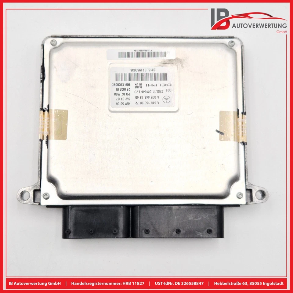 Steuergerät Motorsteuergerät A6461502072 MERCEDES-BENZ W204 S204 DELPHI - Bild 2 von 4