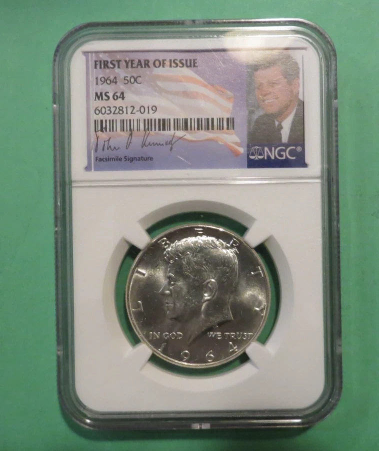 1964 ハーフダラー　NGC AU53 NGC Certified Kennedy US Half Dollars 1964-Now for sale | eBay