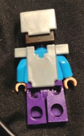 Lego Steve 21118 21161 21131 Helmet and Armor Minecraft Minifigure