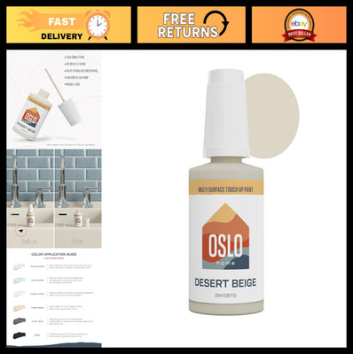 High Gloss Touch Up Paint for Porcelain & Appliances, Desert Beige, 20ml, Brush