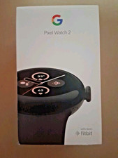 Google Pixel Watch 2 41mm Matte Black Aluminum Case with Obsidian Black Silicone