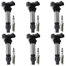 Denso 6 Ignition Coil 6 NGK Iridium Spark Plugs Kit For Cadillac CTS XTS 3.6 V6