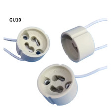 1/2/5/10x GU10 Lamp Holder Socket Connector Downlight 14cm Wired UK