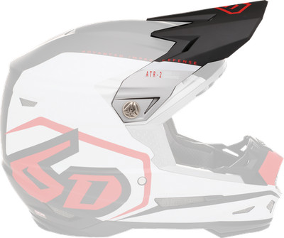 6D Helmets ATR-2 Delta Visor Red 72-6121 Replacement Universal Fit