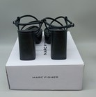 Marc Fisher Black Strappy Block Heel Sandals 9.5M Women’s — photo 3