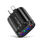 Fast Charger Plug Mobile Phone Charger 3.1A Multiple Ports USB Australian