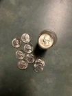 Washington Quarters 25C Roll with Loose Coins Variety Circulated