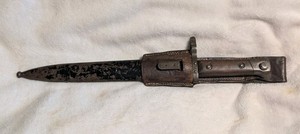 WWI  Austrian M1895 Bayonet W/ SCABBARD  Steyr Mannlicher M1895 Cavalry Carbine 