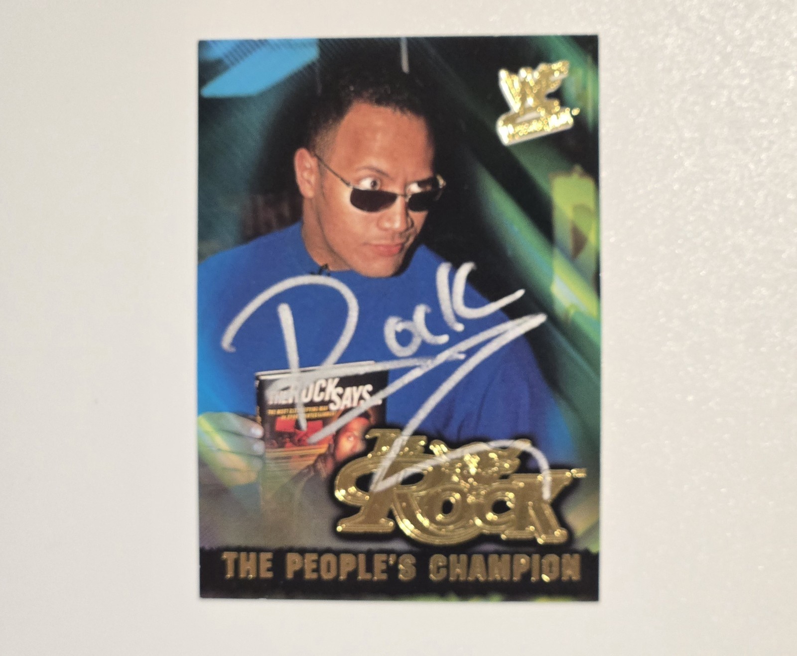 2001 The Rock Auto Card # 6 Of 15pc  fleer WWF The Author  view 12
