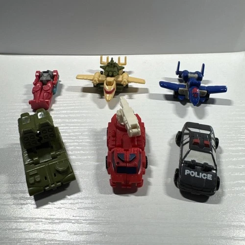 6 Vintage Micromasters Sidetrack Surrender G1 Transformers Figures