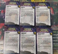 Heroclix Strange Tales Custom Possessor Cards Set of 6