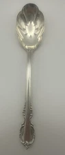 1847 Rogers Bros. IS Silverplate Reflection Pierced Berry Serving Spoon