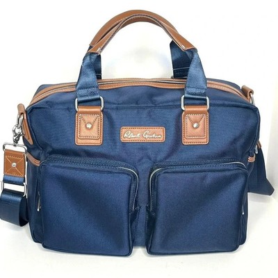NEW Robert Graham Jetsetter Navy Blue Travel Bag Weekender Carry-On MSRP $298