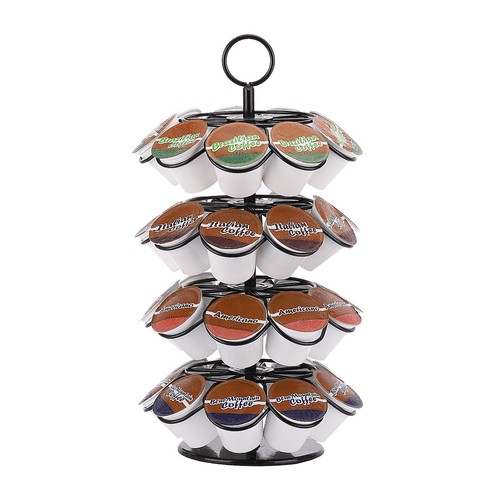 Coffee Pod Holder, Coffee Pod Carousel Storage Organizer Stand (Capacity of 3...