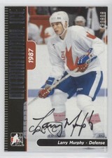 2006 In the Game-Used International Ice Signature Series Larry Murphy Auto 7ez