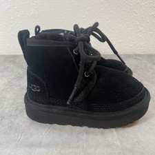 UGG Neumel II Boot Black Toddler Size 7 Infant Baby