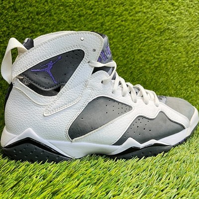 Nike Air Jordan 7 Retro Mens Size 8.5 Gray White Black Basketball Shoes Sneakers